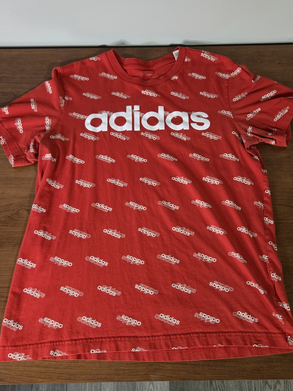 Adidas Red Logo Tee